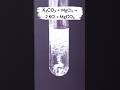 ✅K2CO3+MgCl2🧪| #Reacción #Química #chemistry #science #quifik