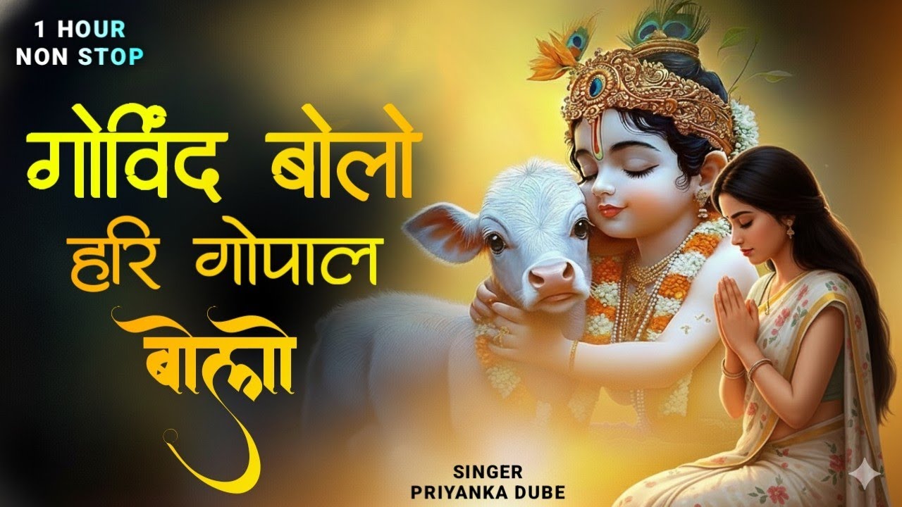 1 Hour Nonstop - गोविंद बोलो हरि गोपाल बोलो | Govind Bolo Hari Gopal Bolo | New Viral Krishna Bhajan
