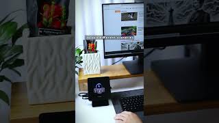 AtomMan X7 Ti - Intel Ultra 9 Al Mini PC with a 4-inch Touchscreen #gaming #minisforum #tinypc