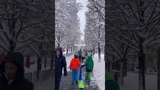 New York |Metropolitan Museum Of Art ,Upper East Side Manhattan |Celebrating Snowfall |