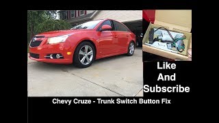 Chevy Cruze - Trunk Switch Replacement - Fix that broken button! Chevy Cruze - Trunk Switch Replacement - Fix that broken button!