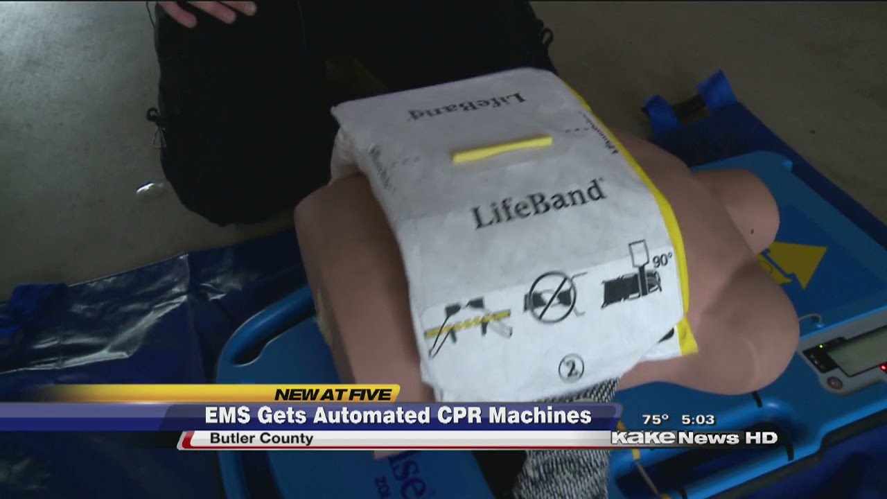 ems gets new cpr machines youtube