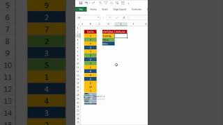50 Hitung Jumlah Data Berdasarkan Warna