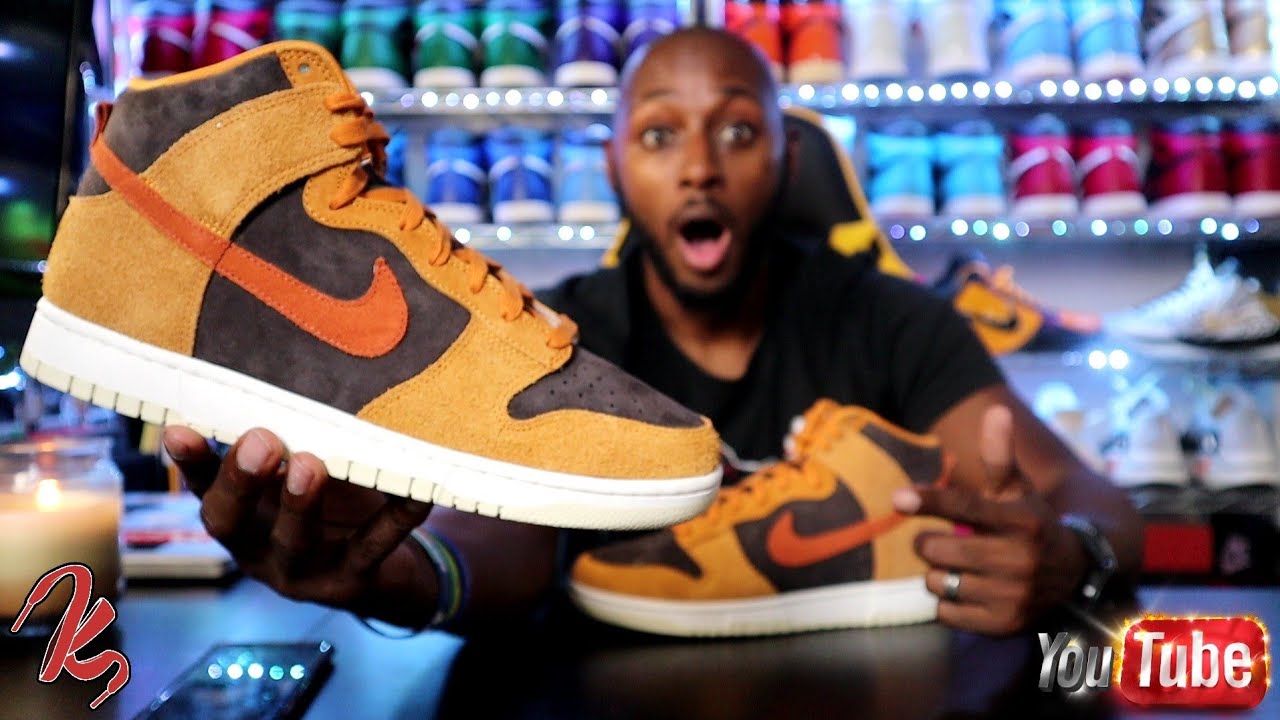FIRST LOOK😱 How Good Are The Nike Dunk Hi "Dark Curry"
