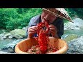【Shyo video】海鮮大龍蝦這樣吃，一人能吃一大盆，別提有多香了