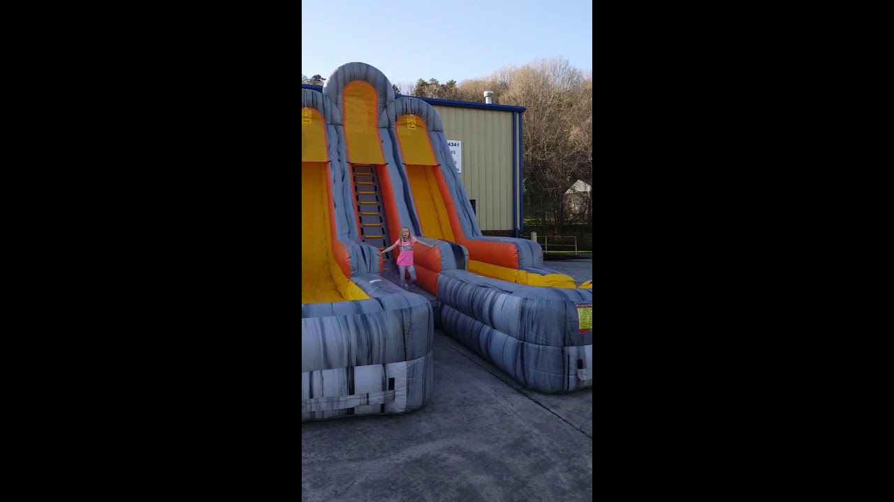 camera iphone 8 plus apk Double inflatable slide (Volcano)