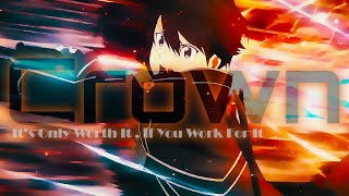 IT'S ONLY WORTH IT IF YOU WORK FOR IT  - AMV - 「 Anime MV」 - AnimeMix Resimi