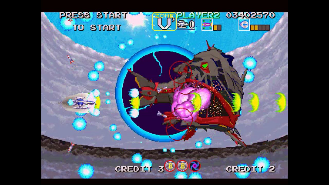 ダライアス外伝(PS版)】ACFJOUV' ストームコーザー初撃破!!【DARIUS