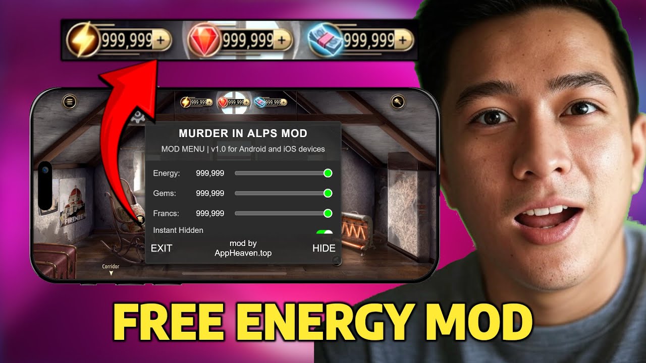 Murder in Alps Hack Unlimited Energy and Gems Working Now 🔥🔍💎