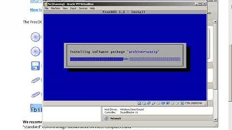Install FreeDOS 1.2 in VirtualBox (v2019-05-07)