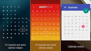 Month. Стильный виджет календаря для #Android в материальном дизайне. screenshot 1