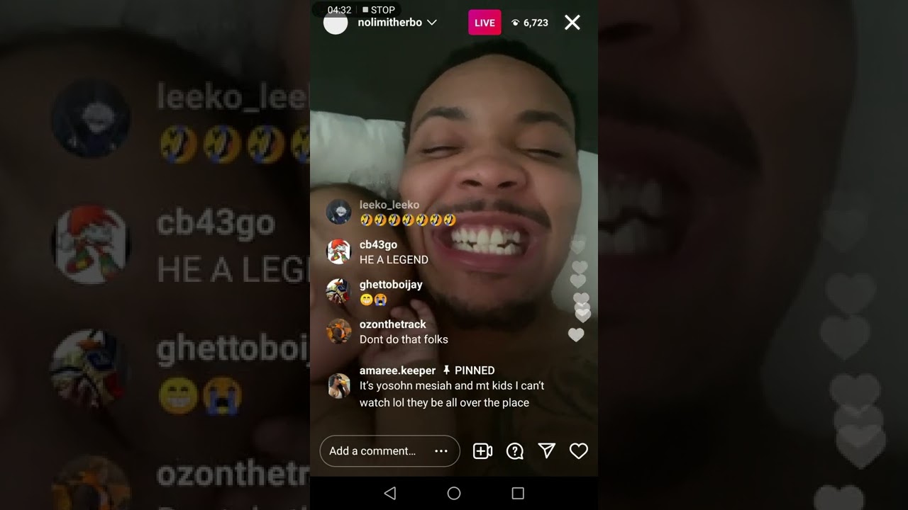 G HERBO INSTAGRAM LIVE February 2, 2022