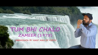 Tum Bhi Chalo -  Zameer (1975)| Harmonica Cover #hindisong #oldisgold #instrumental