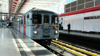 Historická souprava metra typu Ečs (8.5.2015)
