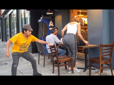 chair-pulling-prank-in-west-hollywood!!!