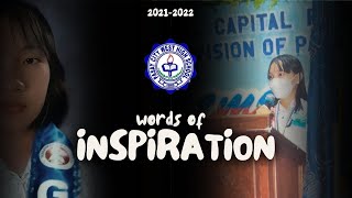 PCWHS Words of Inspiration (Batch 2021-2022) SHS