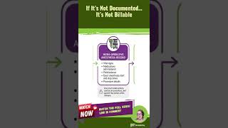 If It’s Not Documented… It’s Not Billable