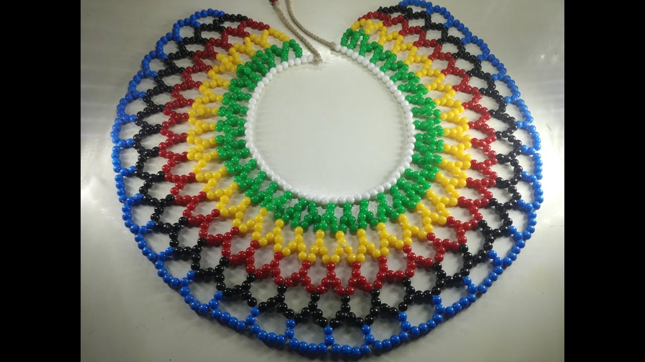 Abuu Beaded Necklace Red — Luangisa African Gallery