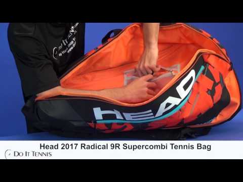 Head 2017 Radical 9R Supercombi Tennis Bag - YouTube