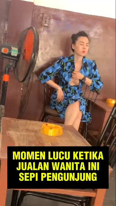 Momen Lucu Ketika Cewek cantik ini Duduk Bermenung