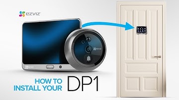 How to set up and install EZVIZ DP1 Wire-Free Smart Door Viewer