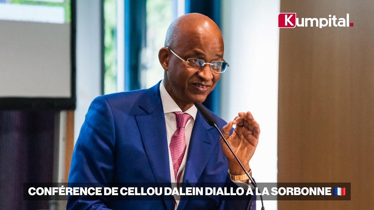 CONFÉRENCE DE CELLOU DALEIN DIALLO À LA SORBONNE 🇫🇷
