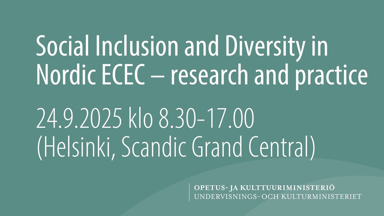 Social Inclusion and Diversity in Nordic ECEC – research and practice