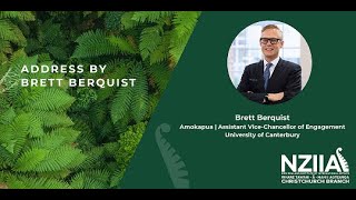 Address by Brett Berquist, Assistant Vice-Chancellor of Engagement, University of Canterbury screenshot 5