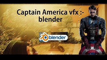 Captain America shield throw- blender vfx!!(TUTORIAL COMING SOON)
