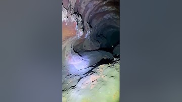 What secrets lie in this dark tunnel? #liminalspace #caveexploration #weird
