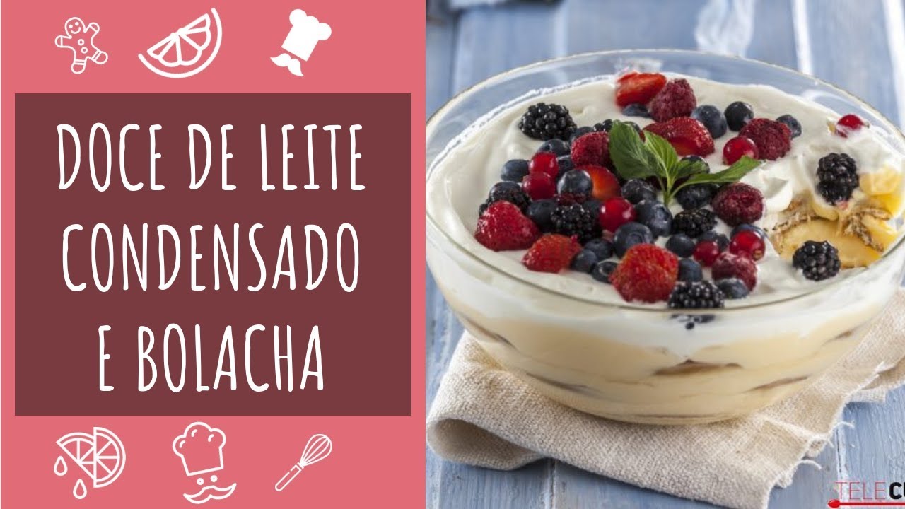 Doce de Leite Condensado com Bolacha