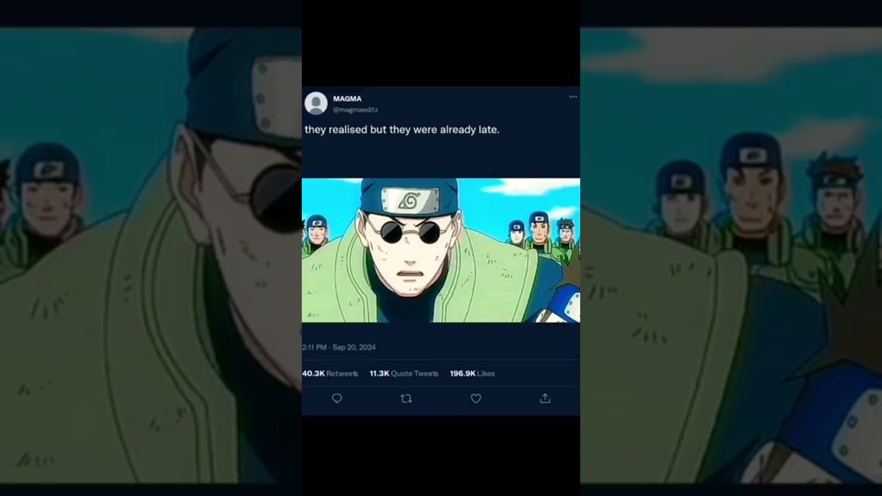 They treated NARUTO like a BOTHER! #shorts #naruto #anime #viral #trending #edit
