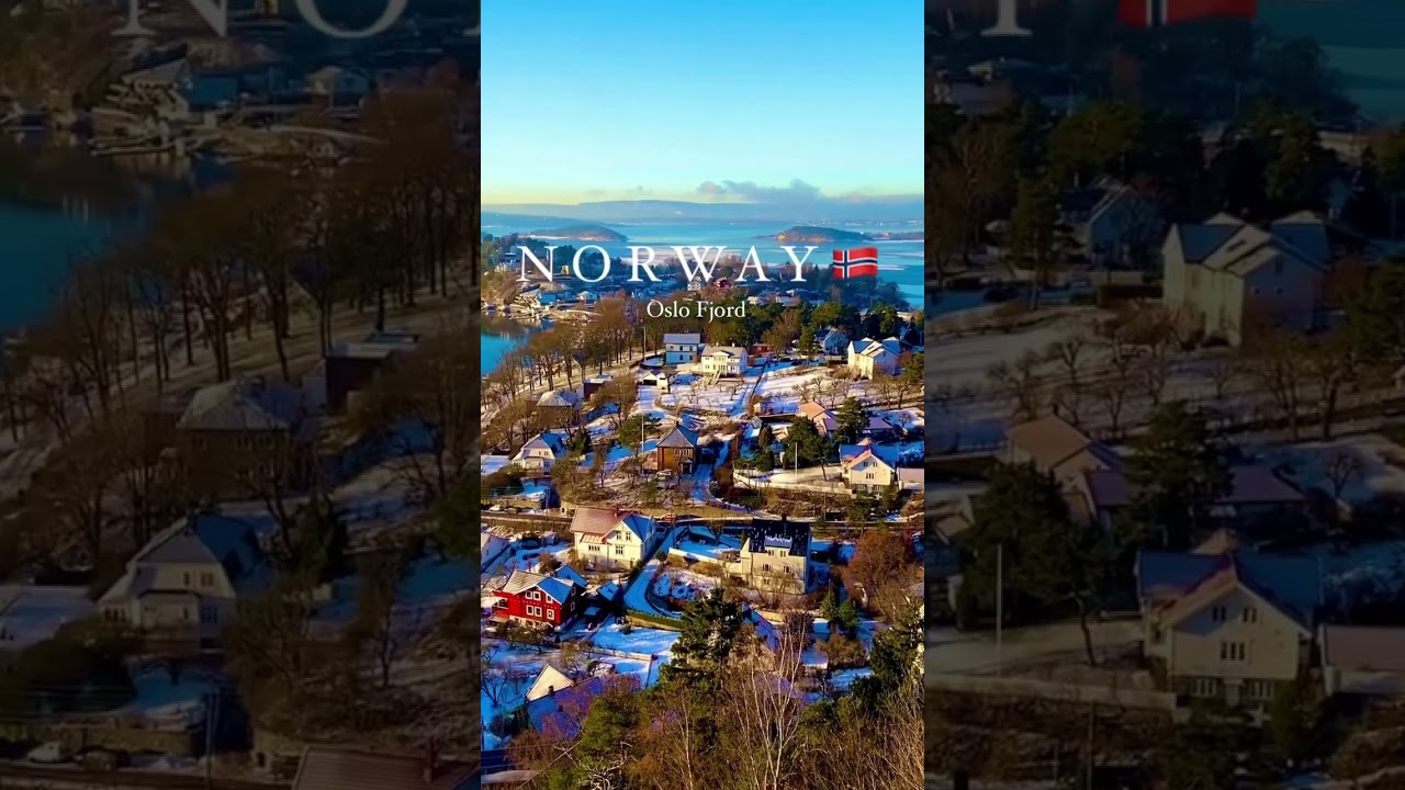 Must-See in Oslo, Norway :📍OSLO FJORD😱