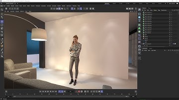 Cinema 4D Videocourse - 15 - Artificial Lighting, Omni, Spot, Area, Three Point System, Volume, IES
