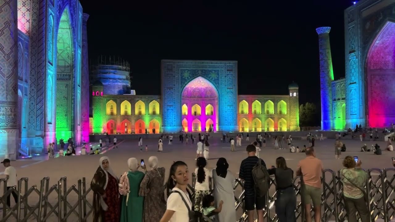 Registan Light Show: Samarkand'sMesmerizing  Night Spectacle 