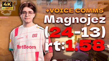 Magnojez (24-13) rt:1.58 +VOICE COMMS l EU FACEIT RANKED l (anubis) | #cs2 #pov