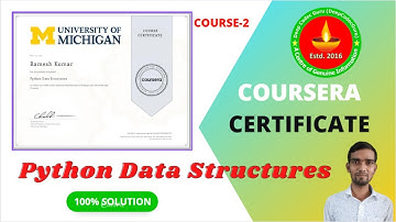 Python Data Structure Coursera complete Assignment Solution Python for Everybody 100% Solution #DCG