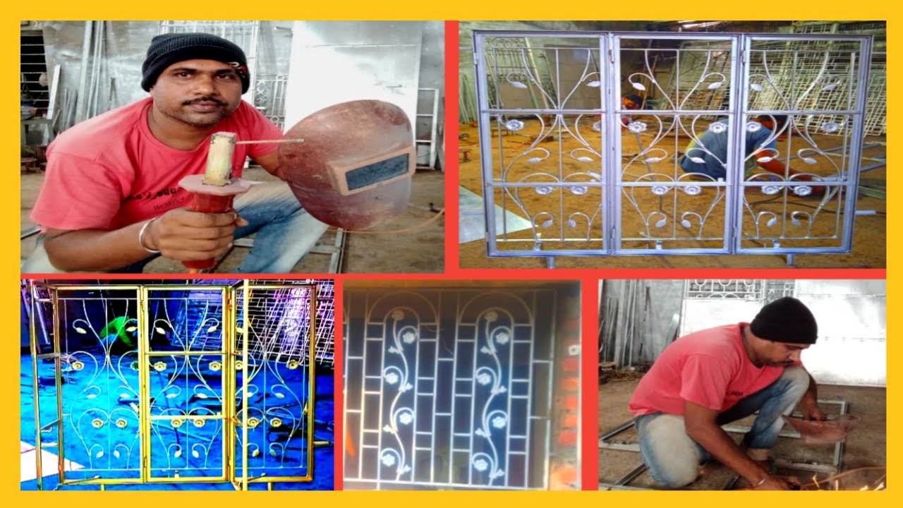 new style window grill design//sliding window grill design //Duggal fabrications. YouTube