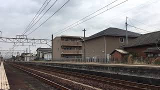 20190306 8363レ 富田浜駅にて