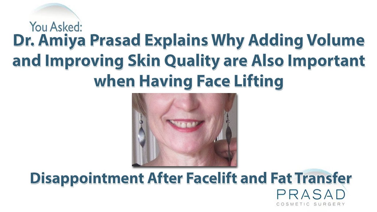 Why Adding Volume and Improving Skin Quality & Texture are as Important as a Face Lifting