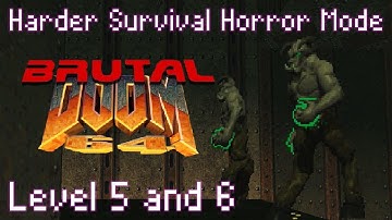 Brutal Doom 64 - Hardest Difficulty - Level 5 and 6