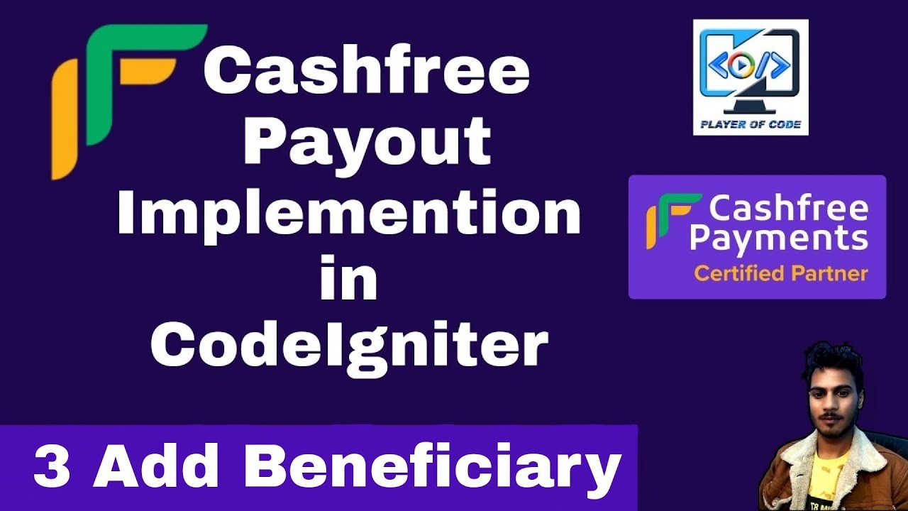 📂 Cashfree Payout Integration in CodeIgniter #3 Add Beneficiary # ...