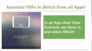 Annotate PDFs with Skitch and Evernote