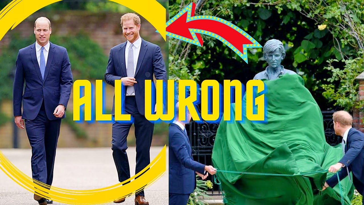 DIANA STATUE UNVEILING " ALL WRONG ".WHY? YouTube