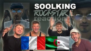 FRENCH MUSIC Soolking - Rockstar 2 UK REACTION | HOUSEM4TES| [Clip Officiel] Prod by Chefi Beat
