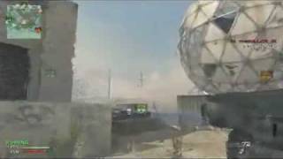 Epic throwing knife kill MW3