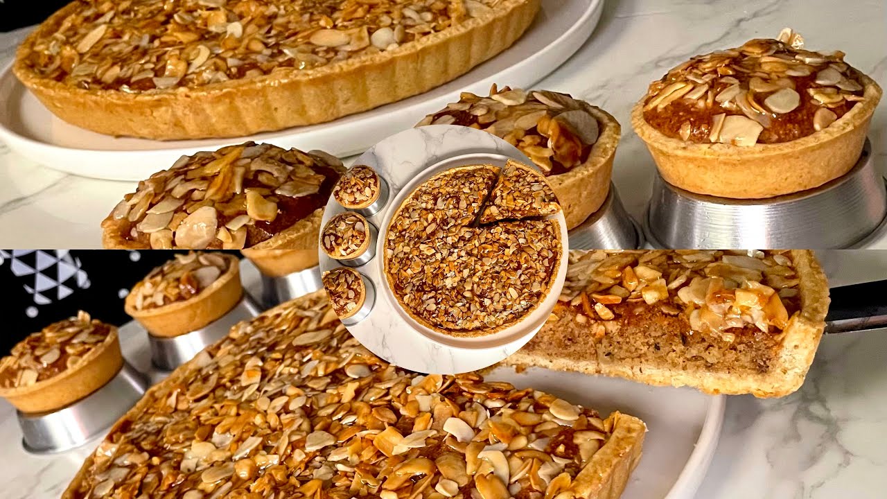 #طارط_العيد_2025 بكريمة اللوز معلكة لديدااااا  بعجينة ولا اروع  هشيشة كتخرج كمية وفيرة😍