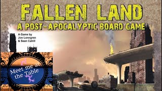 Details Fallen Land a post apocalyptic board game unboxing! Guide
