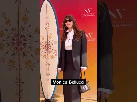 Monica Bellucci at the 4th Nouvelles Vagues International Biarritz Film Festival. #monicabellucci