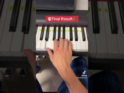 How to Play Silent Night on the Piano | Easy Piano Tutorial